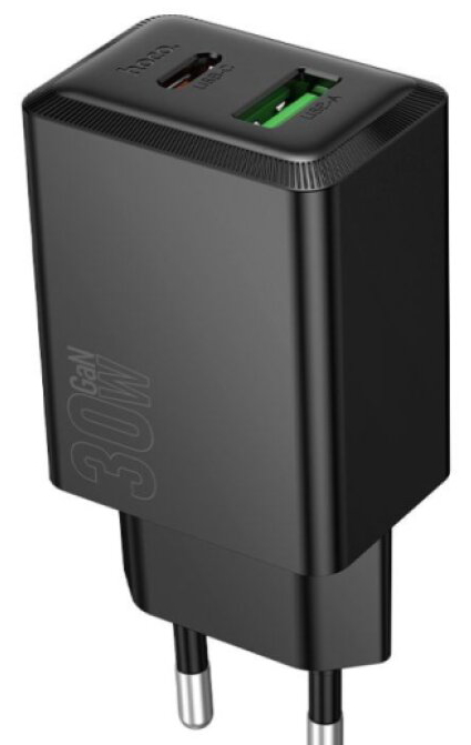 Rychlá nabíječka do sítě - Hoco, N71 Nuevo PD30W/QC3.0 Black