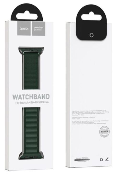 Řemínek pro Apple Watch 44mm / 45mm / 46mm / 49mm - Hoco, WA20 Climbing Dark Olive Green