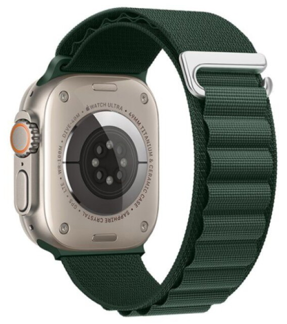 Řemínek pro Apple Watch 44mm / 45mm / 46mm / 49mm - Hoco, WA20 Climbing Dark Olive Green