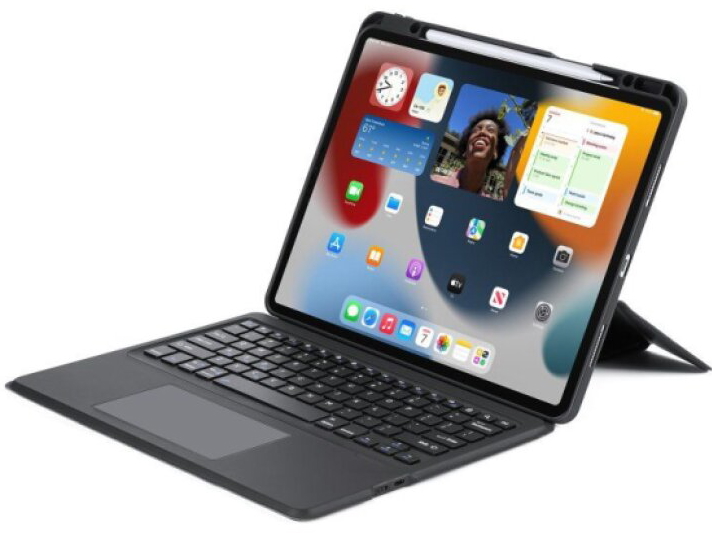 Klávesnice na iPad Air 13 (2024-2026) - DuxDucis, DK Keyboard Black