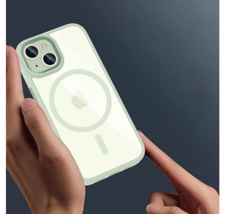Ochranný kryt na iPhone 15 - Tech-Protect, Magmat MagSafe Green