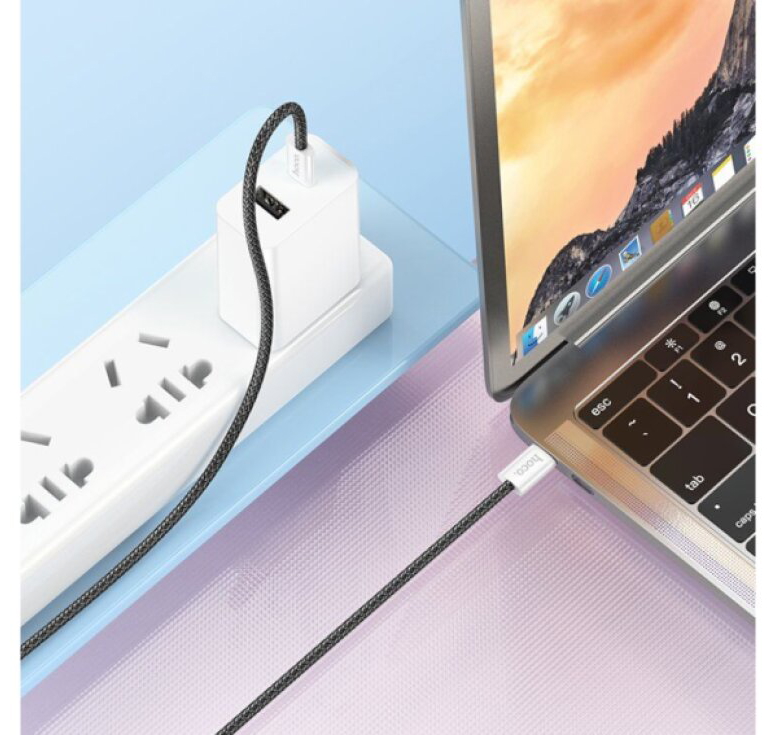 Kabel USB-C to USB-C - Hoco, X104 Source 60W/3A 200cm Black
