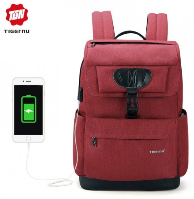 Městský batoh 15.6'' - Tigernu, T-B3513 Red
