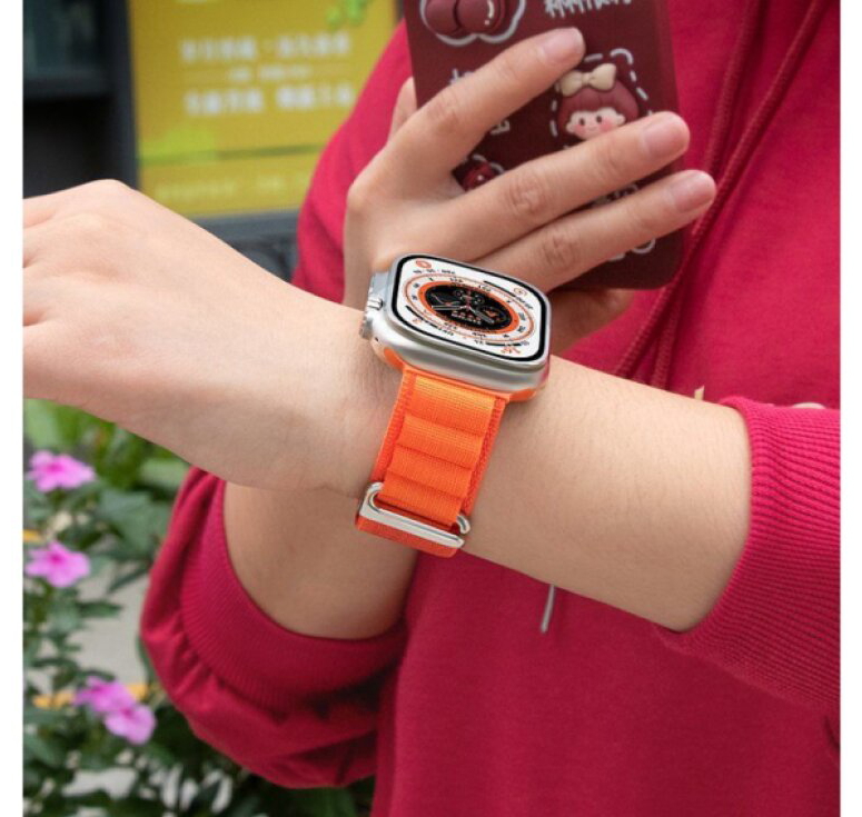 Řemínek pro Apple Watch 44mm / 45mm / 46mm / 49mm - Hoco, WA20 Climbing Orange
