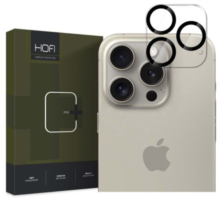 Ochrana na zadní kameru iPhone 16 Pro / iPhone 16 Pro MAX - Hofi, Cam Pro+ Clear
