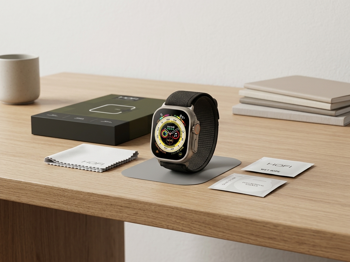 Hybridní ochranné sklo pro Apple Watch 49mm - Hofi, Hybrid Glass