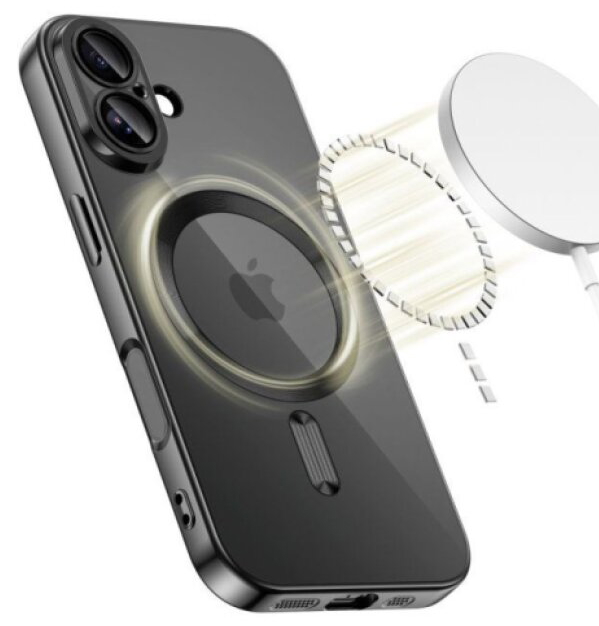 Ochranný kryt na iPhone 17 - Tech-Protect, Magflex MagSafe Shiny Black