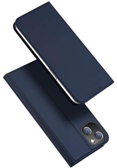 Knížkové pouzdro na iPhone 15 PLUS - DuxDucis, SkinPro Blue