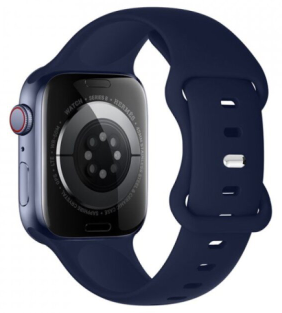 Řemínek pro Apple Watch 38mm / 40mm / 41mm / 42mm - Hoco, WA15 Flexible Navy Blue