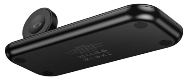 Nabíječka pro iPhone, Apple Watch a AirPods - Hoco, CW65 North Black