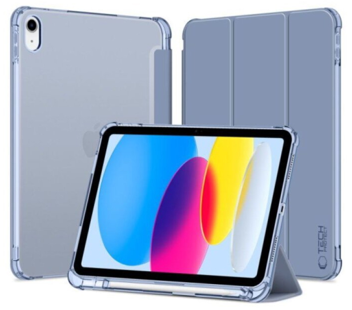 Pouzdro na iPad 11 (2025) / iPad 10.9 (2022) - Tech-Protect, SmartCase Hybrid Blue
