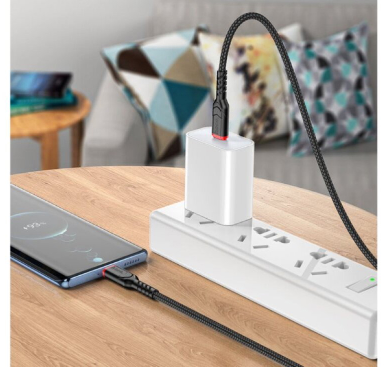Kabel USB-C na USB-C - Hoco, X59 Victory 60W 200cm Black