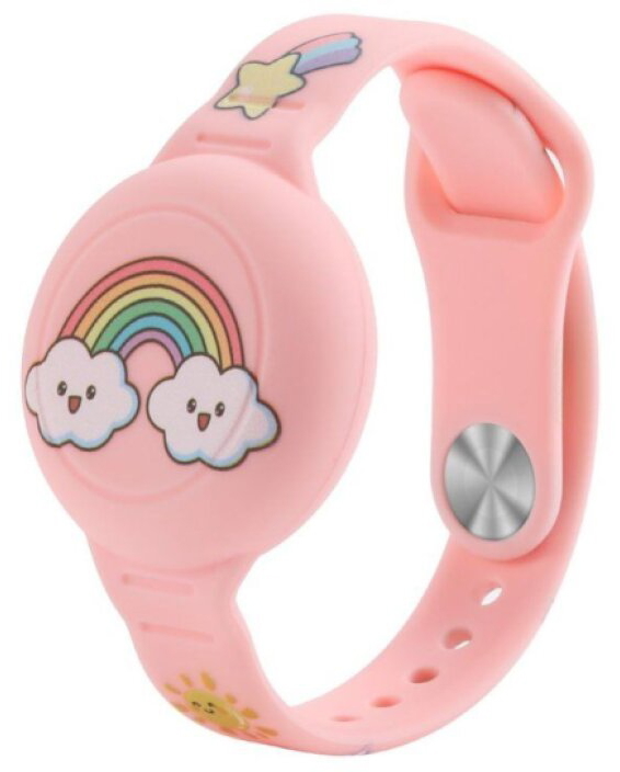 Sada dětských řemínků s pouzdrem pro AirTag - Tech-Protect, Smooth Colorful (2ks)