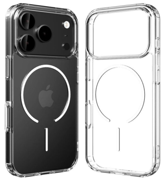 Ochranný kryt na iPhone 17 Pro - Mercury, JelHard MagSafe White