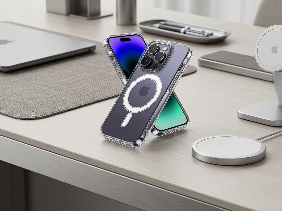 Ochranný kryt na iPhone 12 Pro Max - Mercury, JelHard MagSafe Transparent