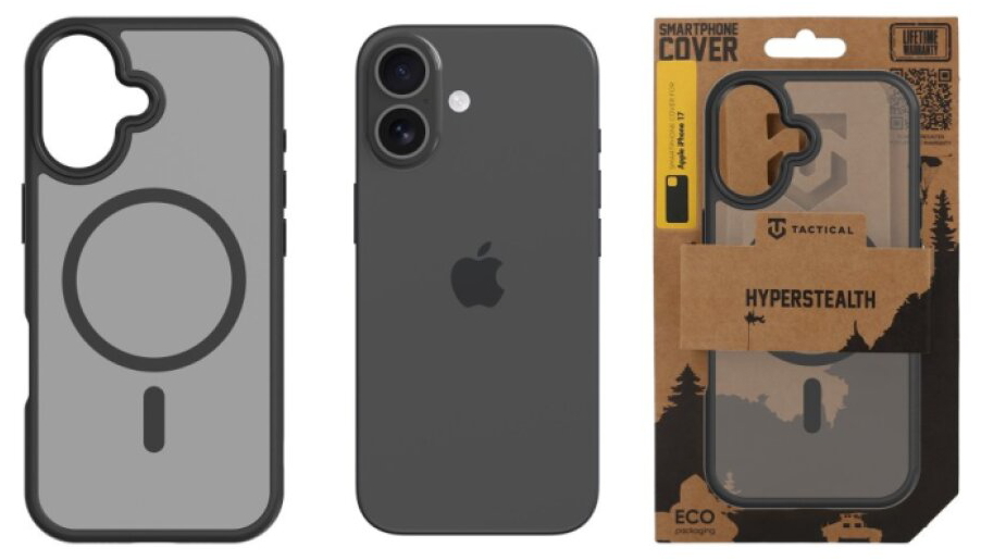 Ochranný kryt na iPhone 17 - Tactical, MagForce Hyperstealth Asphalt
