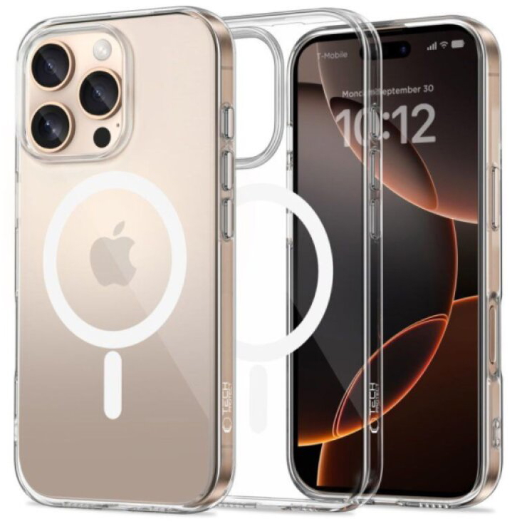 Ochranný kryt na iPhone 16 Pro - Tech-Protect, FlexAir MagSafe Clear
