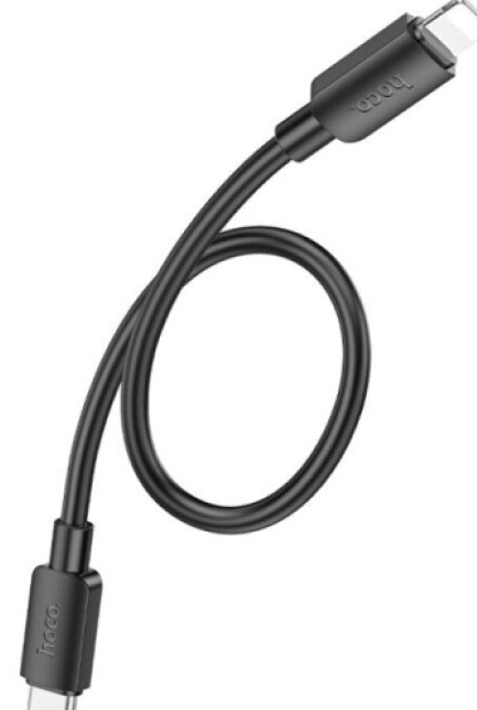 Kabel USB-A/Lightning pro iPhone a iPad - Hoco, X96 Hyper 25cm Black