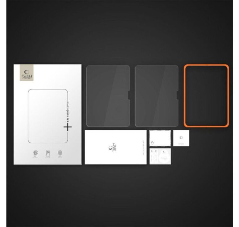 Hybridní ochranné sklo na iPad Air 11 (2024-2026) - Tech-Protect, Easy Set+ (2ks s instalačním rámečkem)