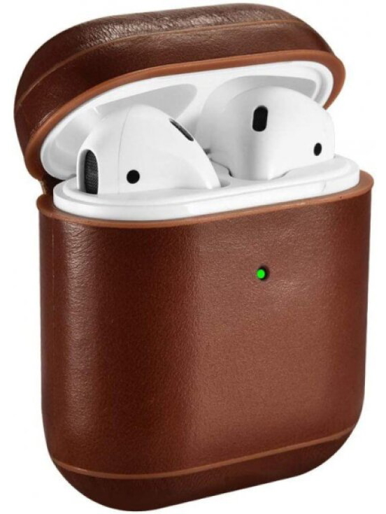 Pouzdro pro sluchátka AirPods - iCarer, Vintage Brown