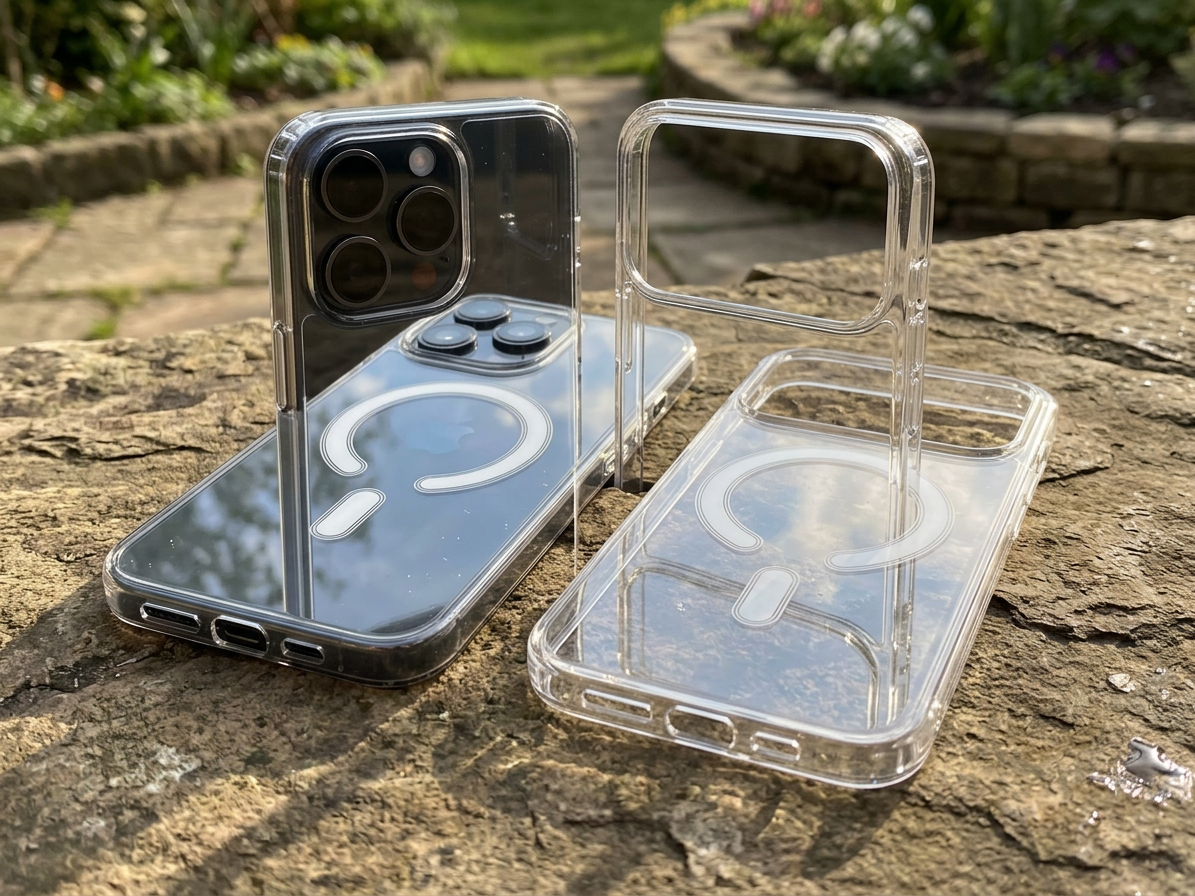 Ochranný kryt na iPhone 17 Pro MAX - Mercury, JelHard MagSafe Transparent