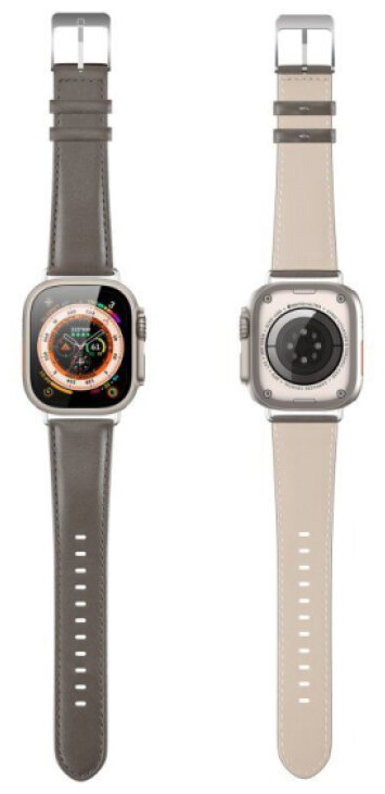 Řemínek pro Apple Watch 44mm / 45mm / 46mm / 49mm - DuxDucis, YS Gray