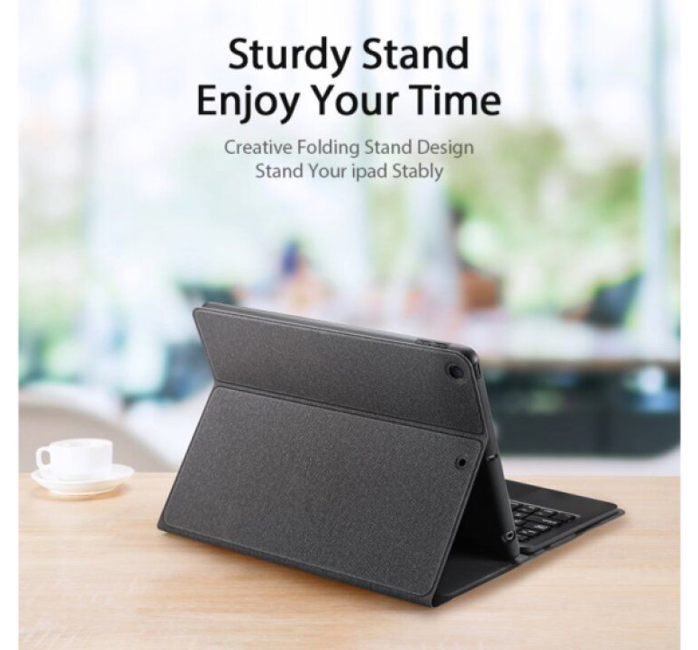 Klávesnice pro iPad 10.2 (2021/2020/2019) - DuxDucis, TK Keyboard Black