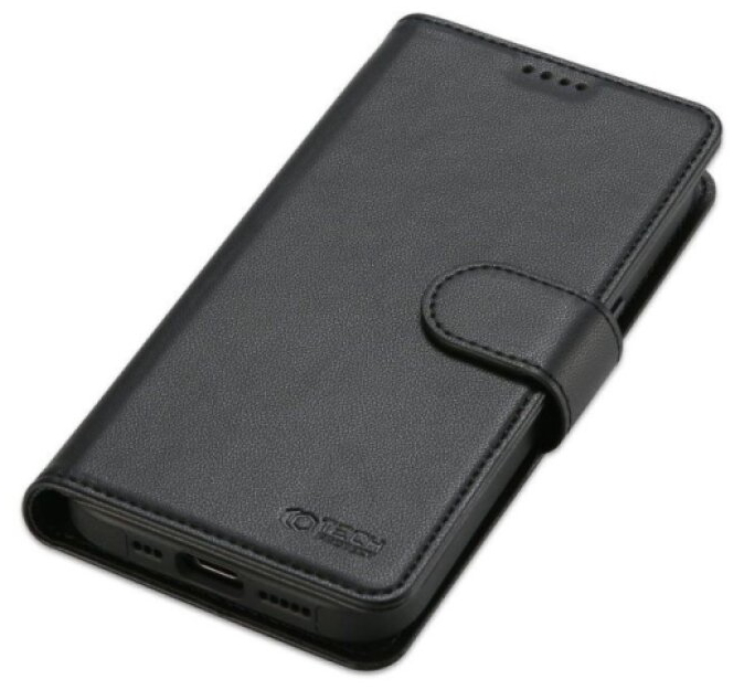 Knížkové pouzdro pro iPhone 15 - Tech-Protect, Wallet MagSafe Black