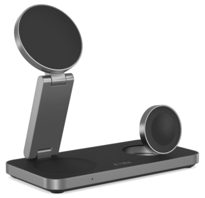 Bezdrátová nabíječka pro iPhone, Apple Watch a AirPods - Tech-Protect, QI15W-A47 Wireless Charger Black