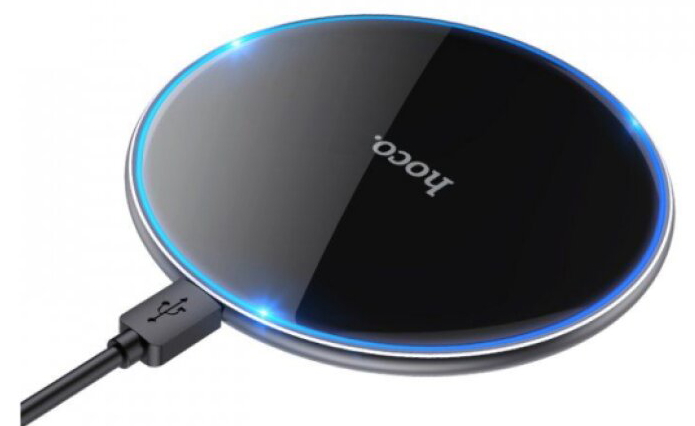 Rychlá bezdrátová nabíječka - Hoco, CW6 ProEasy 15W Black