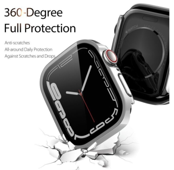 Pouzdro / kryt pro Apple Watch 45mm - DuxDucis, Hamo Silver