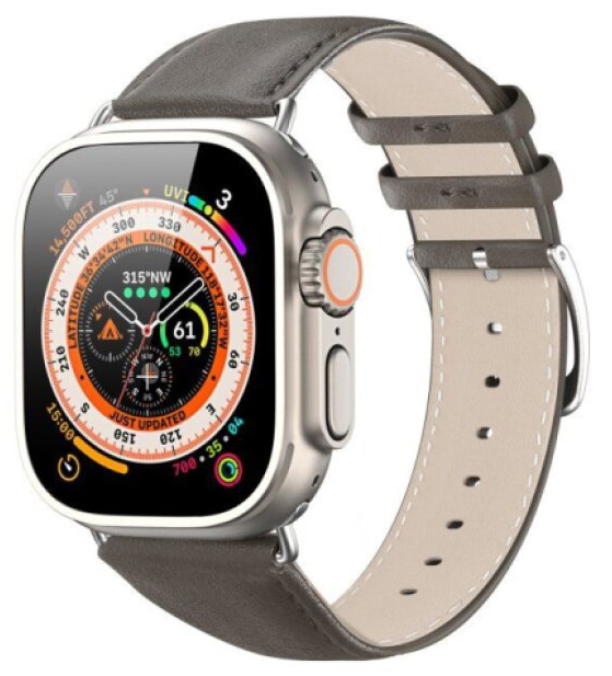 Řemínek pro Apple Watch 44mm / 45mm / 46mm / 49mm - DuxDucis, YS Gray