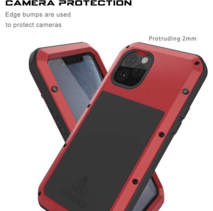 Ochranný kryt na iPhone 11 Pro - LOVE MEI, Powerful Red