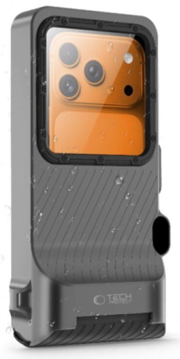 Univerzální voděodolné pouzdro - Tech-Protect, IPX8 Pro Diving Waterproof Case Gray