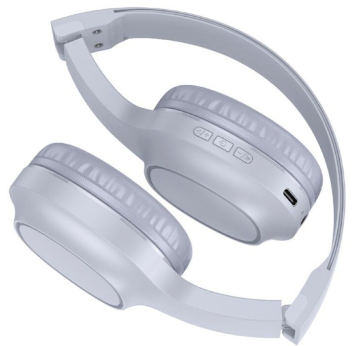 Bezdrátová náhlavní sluchátka - Hoco, W46 Charm Light Blue Gray
