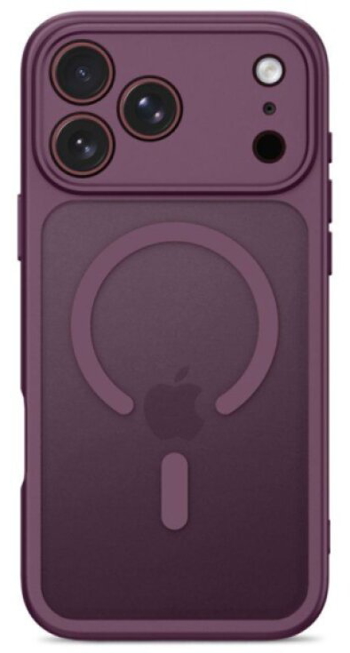 Ochranný kryt na iPhone 17 Pro MAX / 18 Pro MAX - Tech-Protect, Basicmag MagSafe Dark Cherry