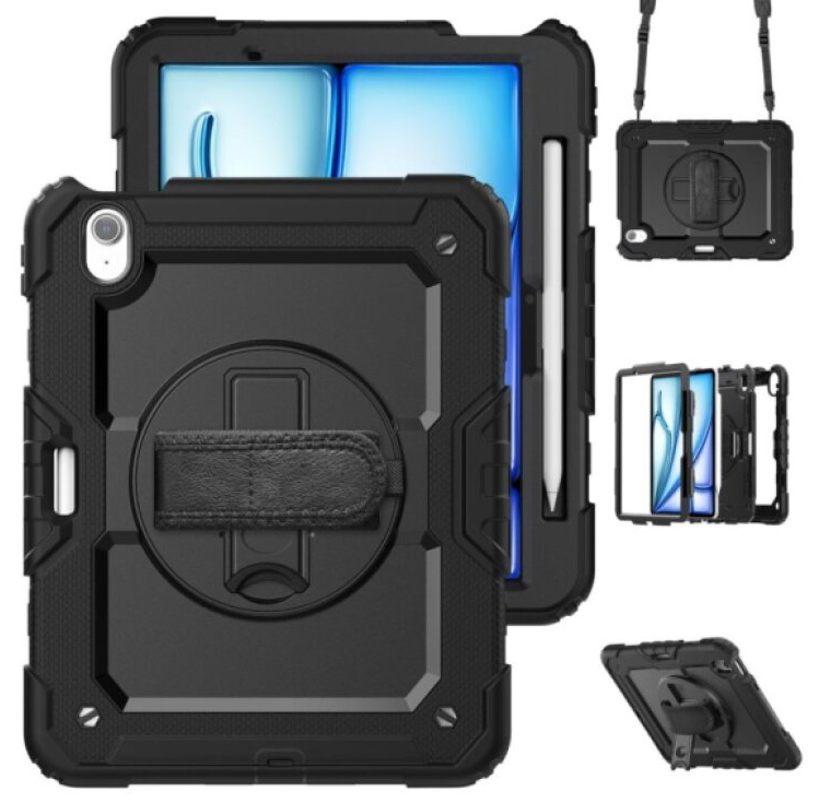 Odolný obal na iPad Air 11 (2024-2026) - Tech-Protect, SOLID360 Black