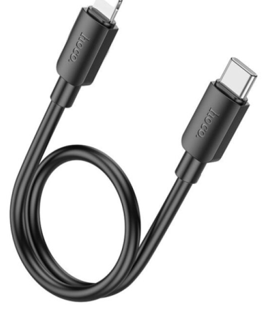 Kabel USB-A/Lightning pro iPhone a iPad - Hoco, X96 Hyper 25cm Black