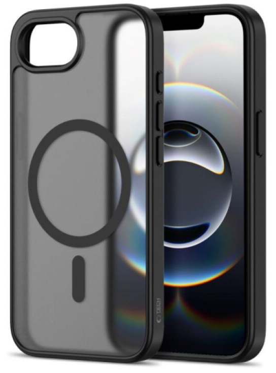 Ochranný kryt na iPhone 17e / 16e - Tech-Protect, Basicmag MagSafe Matte Black
