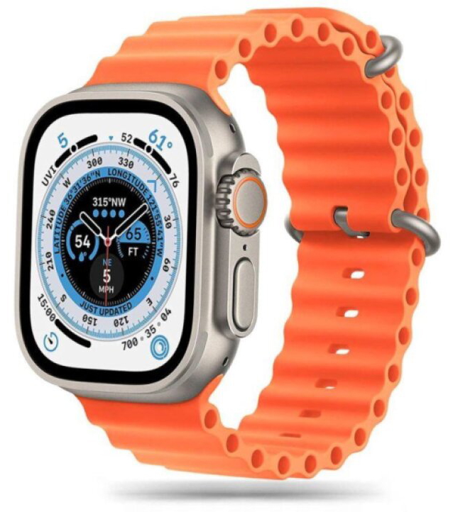 Řemínek pro Apple Watch 44mm / 45mm / 46mm / 49mm - Tech-Protect, Iconband Pro Orange