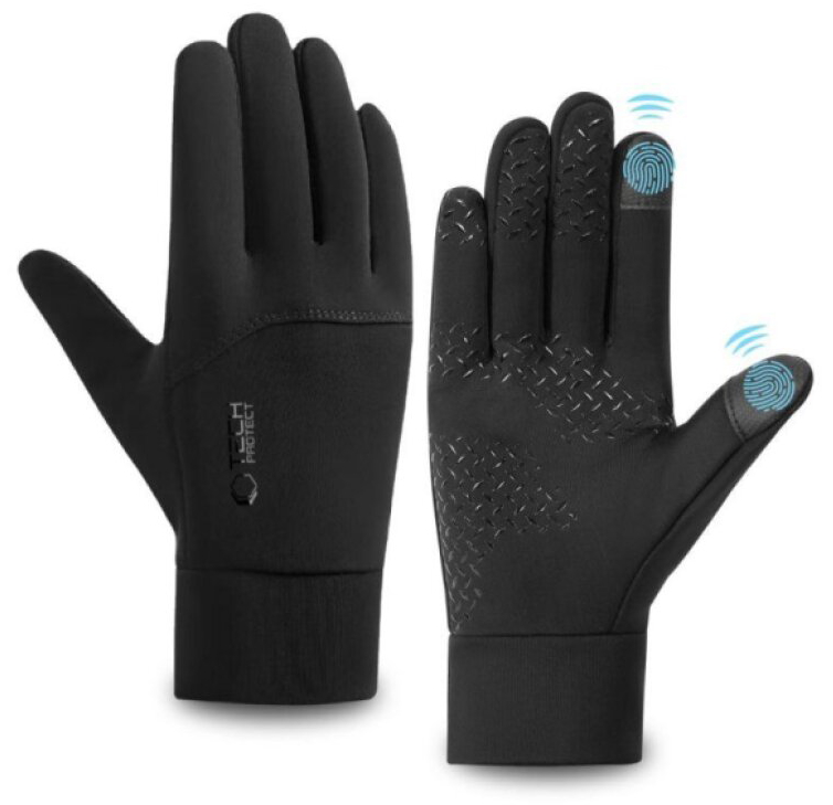 Rukavice pro ovládání dotykových zařízení - Tech-Protect, WG01 Winter Touchscreen Gloves L