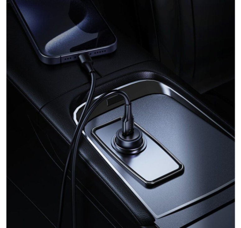 Auto-nabíječka - Hoco, Z62A Energy PD30W + USB-C kabel