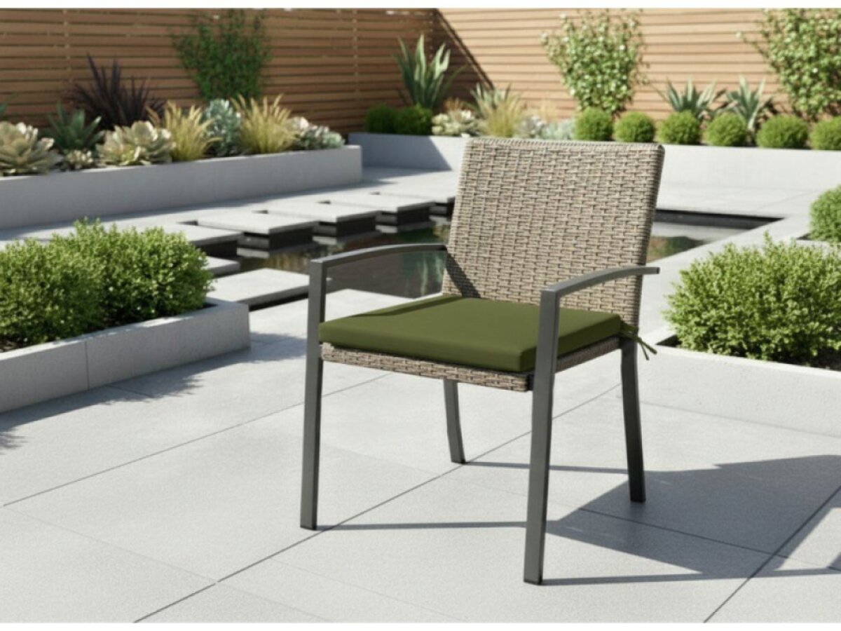 Zahradní podsedák na židli GARDEN color 18 zelená 40x40x4 cm Mybesthome