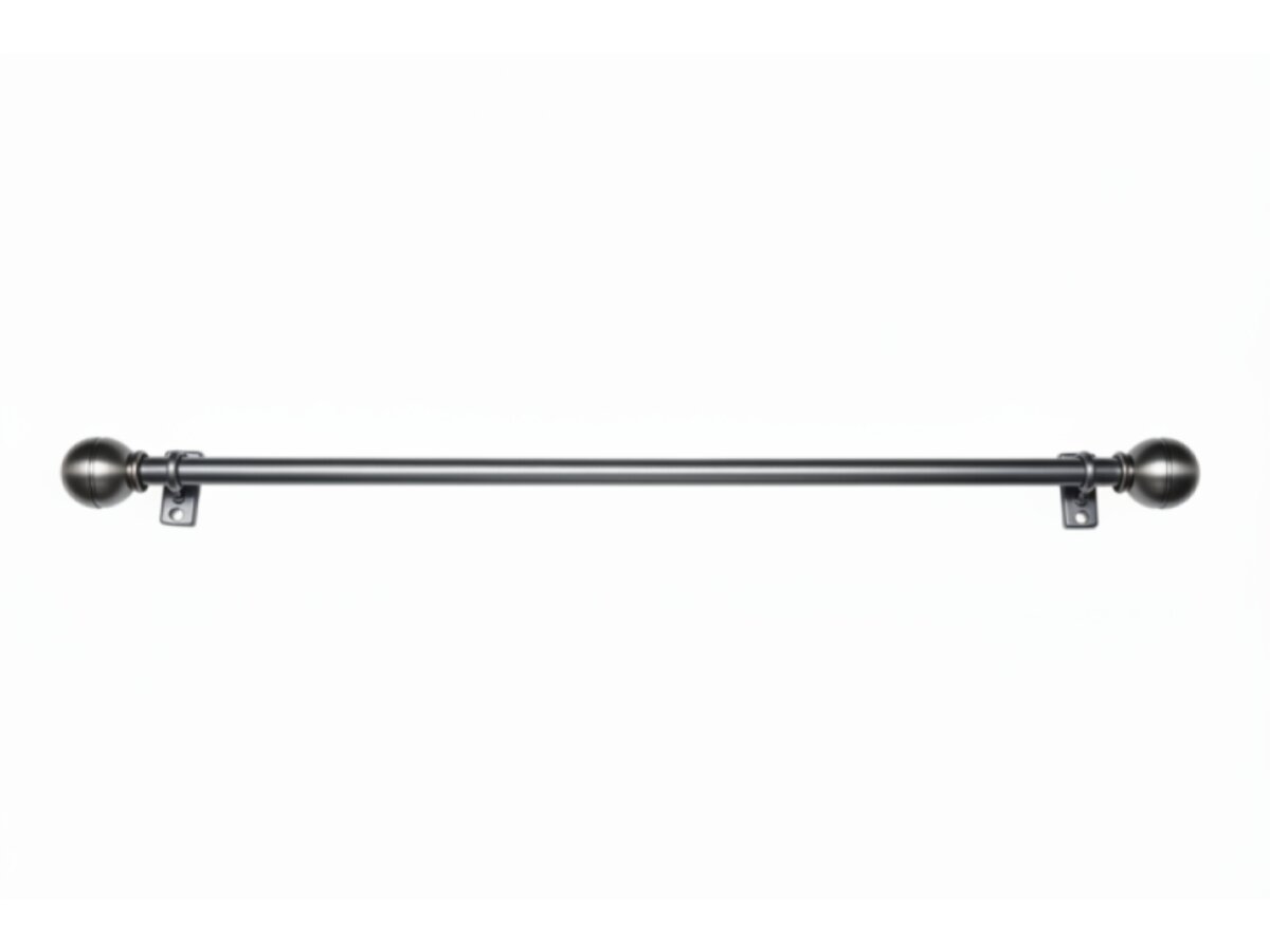 Vitrážová teleskopická kovová tyč - vitrážka 40-60 cm, 60-80 cm JAXON matná stříbrná Mybesthome