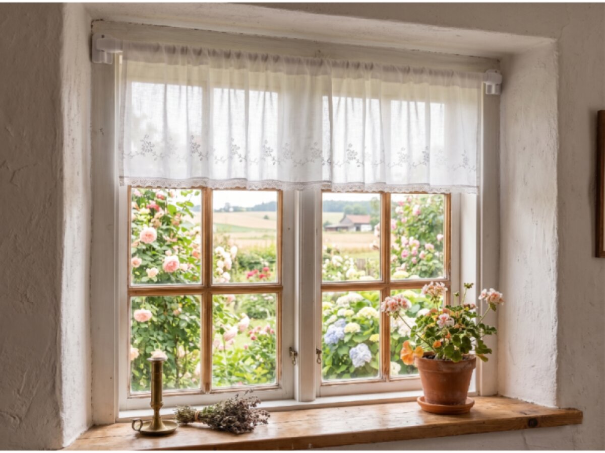 Vitrážová samolepící tyč - vitrážka 2 kusy EASY SHAPE bílá 80 cm Mybesthome