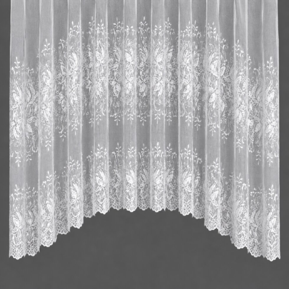 Dekorační oblouková krátká záclona na žabky KASJANA 320x160 cm MyBestHome