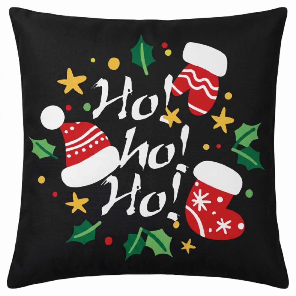 Vánoční povlak na polštář CHRISTMAS JOY 40x40 cm mikrovlákno
