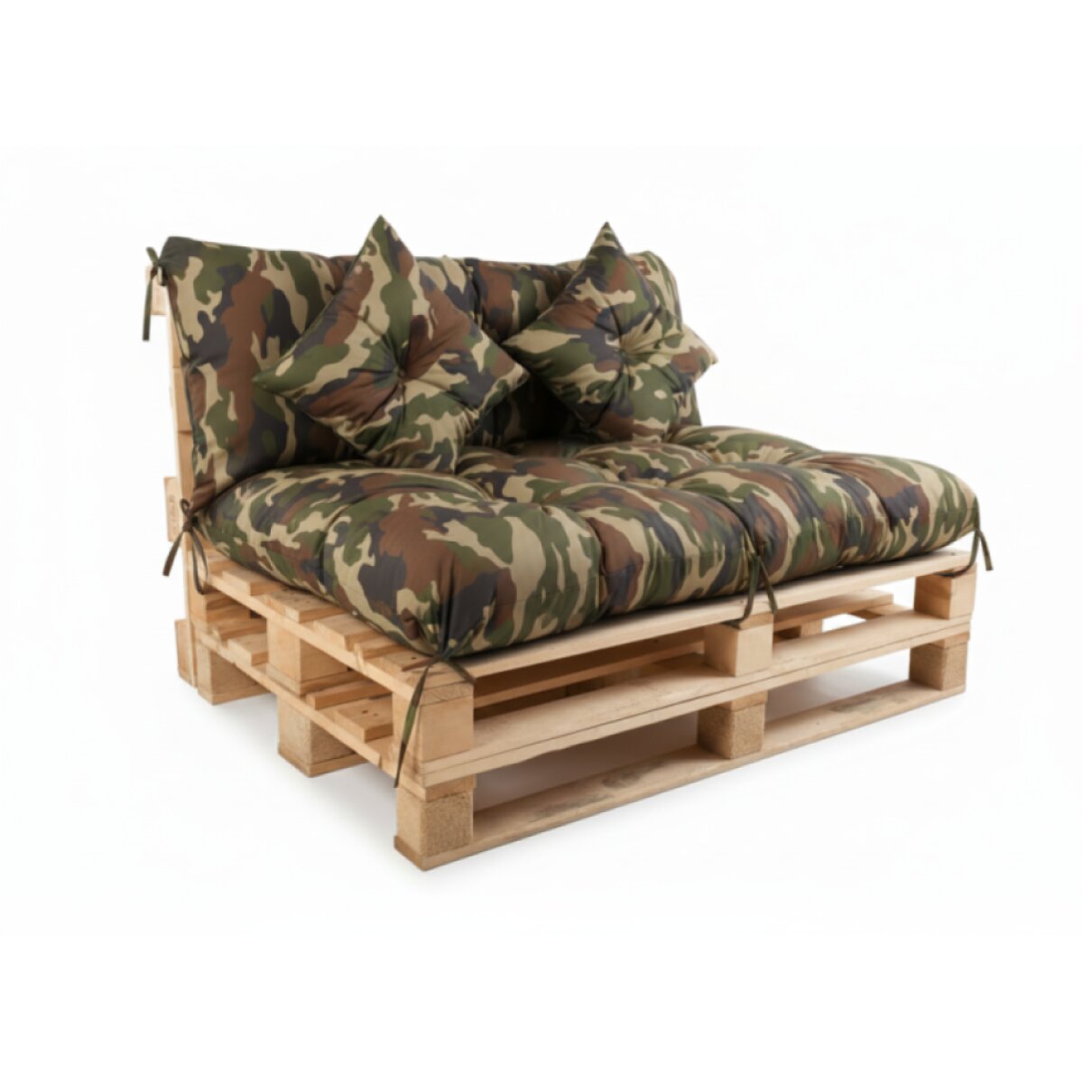 Interiérový polstr na palety LIVING 98 khaki – do obývacího pokoje MyBestHome