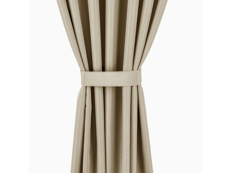 Venkovní zahradní závěs s poutky PORTO světle béžová 03 různé rozměry Mybesthome