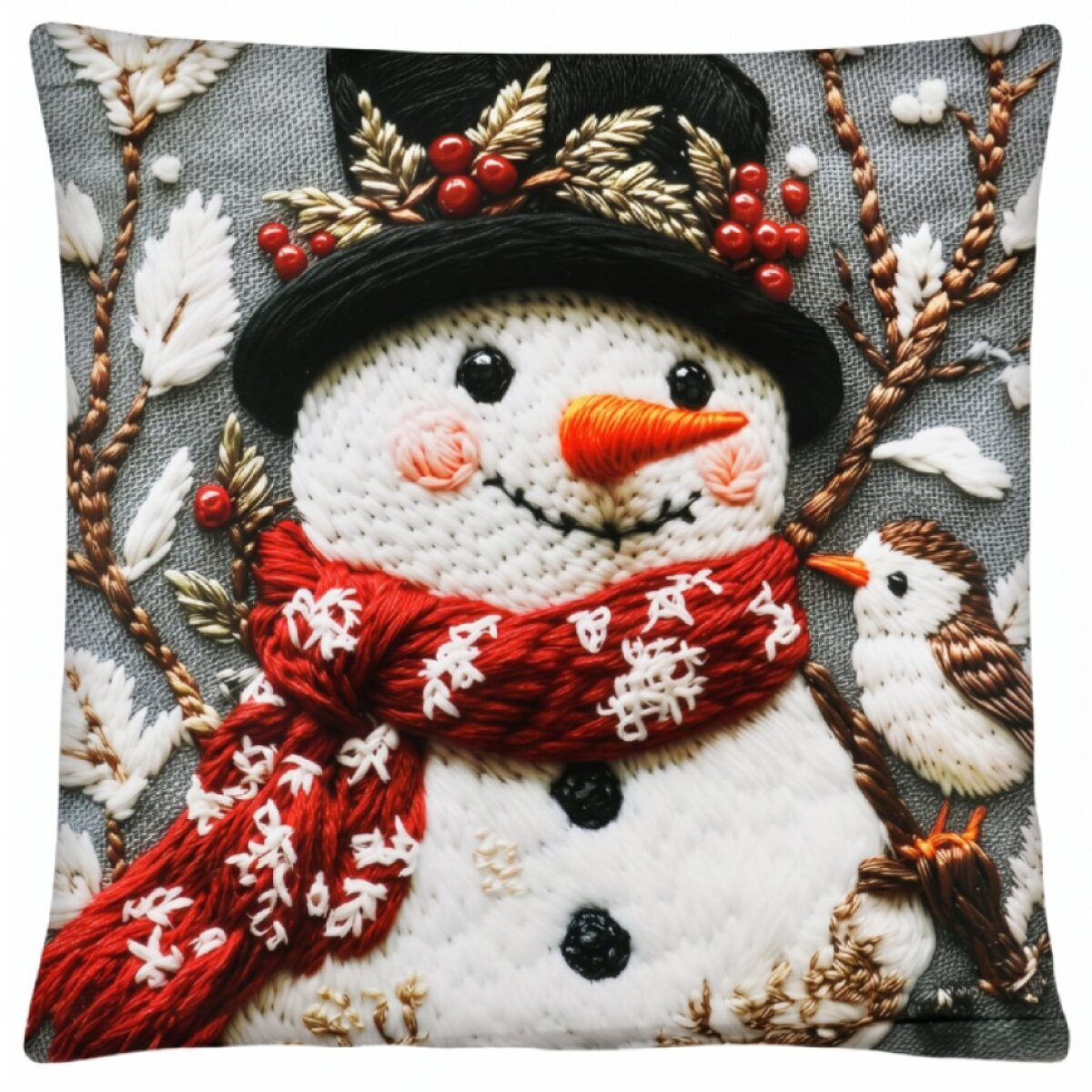 Vánoční povlak na polštář CHRISTMAS DAY motiv I. 40x40 cm